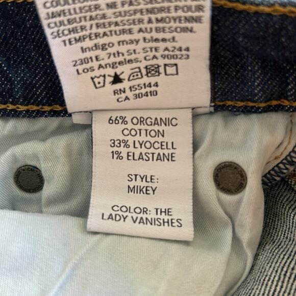 Boyish Mikey jeans **raw hem** sz 26 - Picture 7 of 8